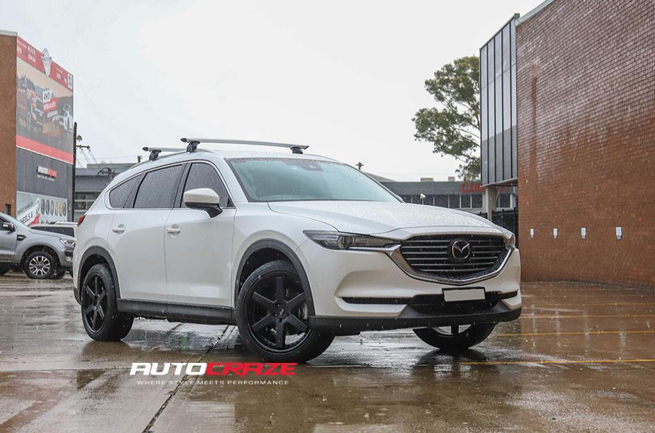 MAZDA CX8 ALTAIR MATTE BLACK WITH GLOSS BLACK LIP